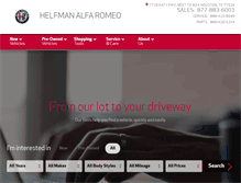 Tablet Screenshot of alfaromeousaofhouston.com